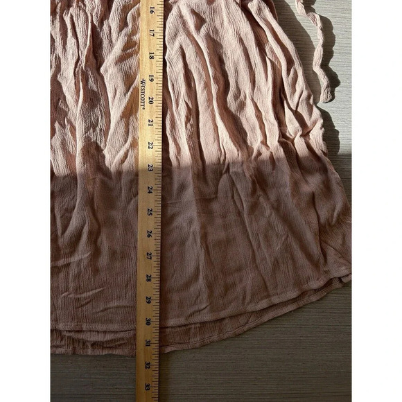 Vintage Basement USA Lagenlook Tunic Dress Dusty Pink Mauve Made In The US - Picture 6 of 6